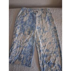 Rachel Comey x Target marble print, high-rise tapered jeans Size 0